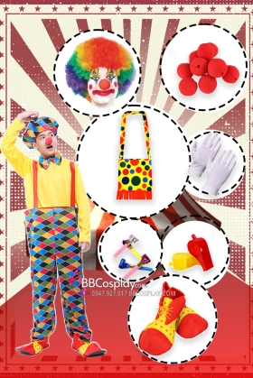 Trọn Bộ 7 Món Phụ Kiện Thiết Yếu Cho Chú Hề