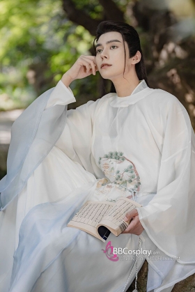 Trang Phục Cổ Trang Áo Viên Lĩnh Tuyết Tùng Vĩnh Lộc