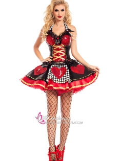 Trang Phục Nữ Hoàng Trái Tim - Red Queen Mẫu Gợi Cảm