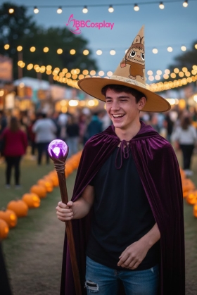 Nón Phù Thủy Labubu - Màu Nâu