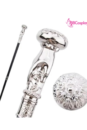 Gậy Quý Tộc Kim Loại Đầu Bàn Tay