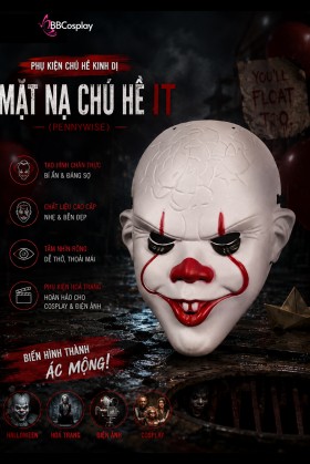 Mặt Nạ Nhựa Cứng - Chú Hề Penny Wise