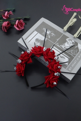 Hào Quang Hoa Hồng Kèm Đầu Lâu