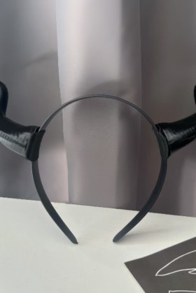 Cài Tóc Sừng Maleficent Nhỏ - Màu Đen