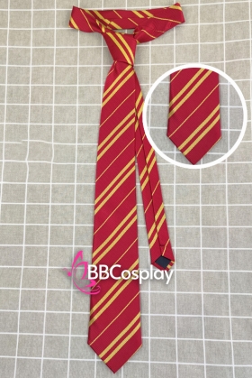 Cà Vạt Trường Phù Thuỷ Hogwarts - Godric Gryffindor (Không Logo)