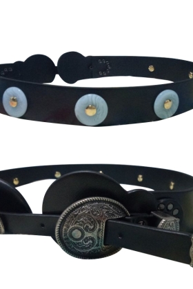 Thắt Lưng Cổ Trang Đá Xanh