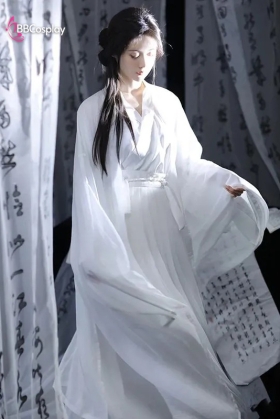 Trang Phục Nàng Thơ Cổ Trang - Trắng