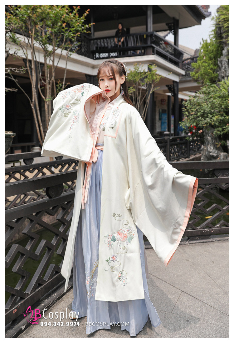 Hán Phục Nhị Khúc Mộc Tiêu - SIZE M