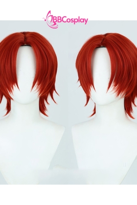 Tóc Giả Đỏ 2 Mái Ngắn Kiểu Shank Hải Tặc