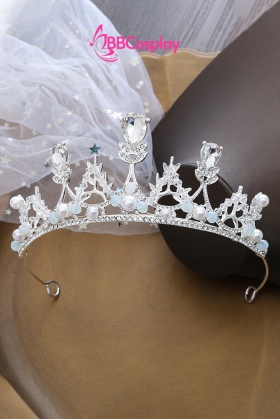 Vương Miện Tiara Công Chúa - Bạc Trắng