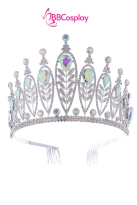 Vương Miện Nữ Hoàng Băng Giá - Màu Bạc Đá Xà Cừ
