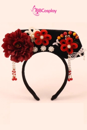 Cài Tóc Hoàn Châu Công Chúa - Kỳ Đầu Mãn Thanh Tone Đỏ