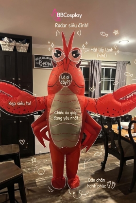 Mascot Tôm Hùm Sebastian Trong Nàng Tiên Cá (The Little Mermaid)