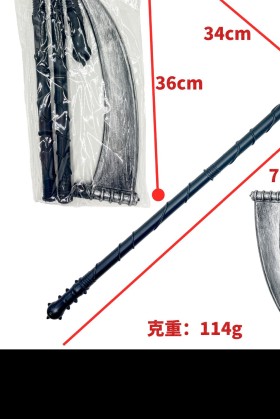 Dạo Cụ Hoá Trang Lưới Hái - Màu Bạc Xám