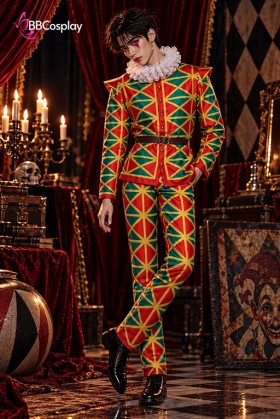 Trang Phục Joker Circus Clown - Trang Phục Chú Hề Kính Vạn Hoa