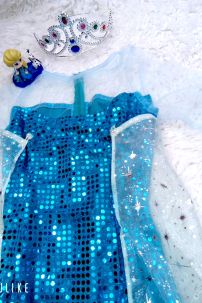 Đầm Elsa Nữ Hoàng Băng Tuyết - Size S