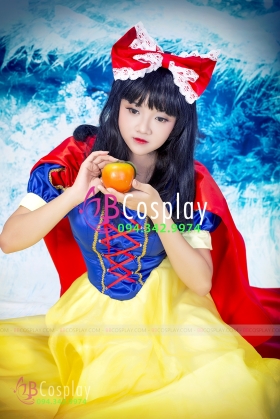 Trang Phục Công Chúa Bạch Tuyết Vải Phi