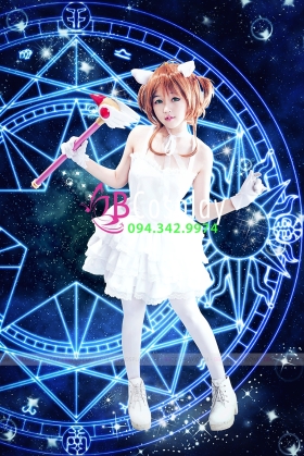 Trang Phục Sakura Trắng 2 Dây