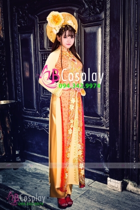 Áo Dài 10 (Áo Dài Cô Dâu)