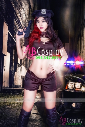 Trang Phục Nữ Cảnh Sát Sexy Nâu
