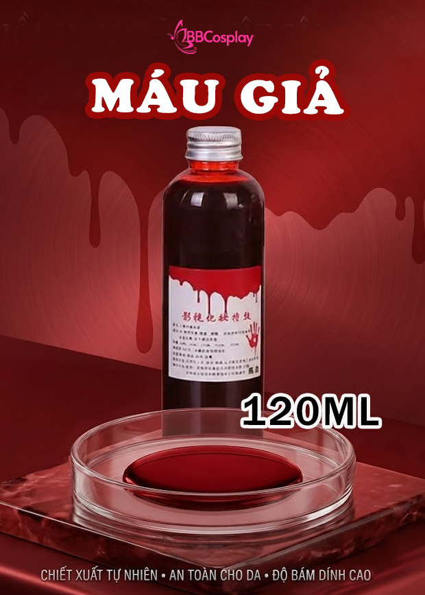 CHAI 120ML MÁU LỎNG