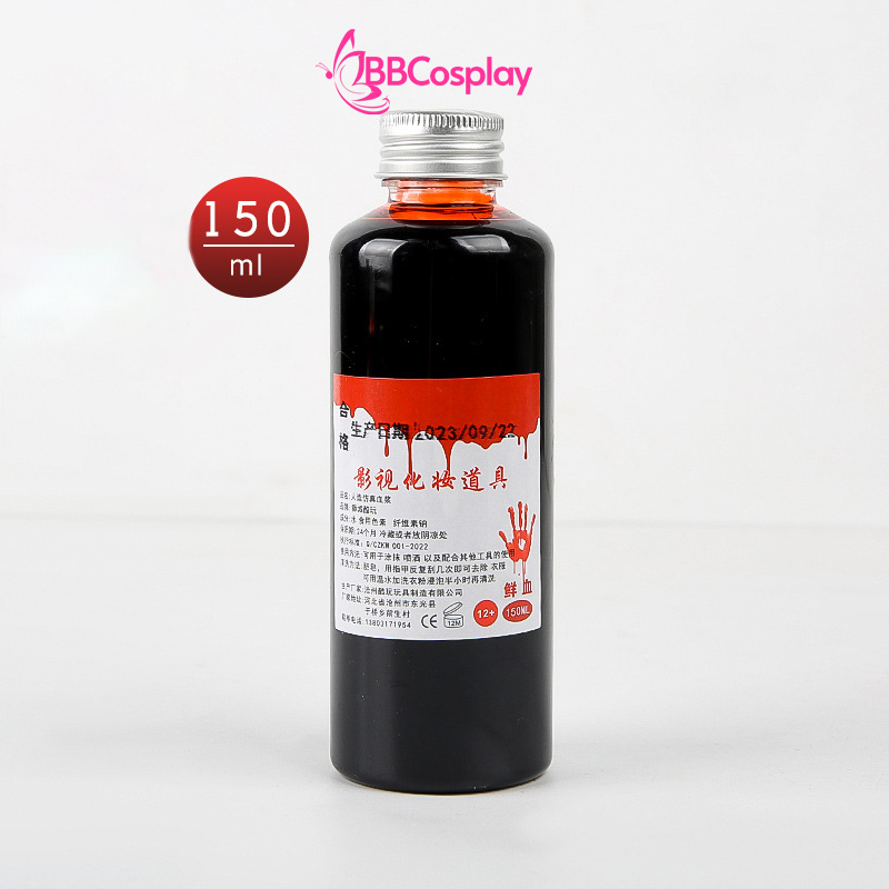 CHAI 150ML MÁU LỎNG