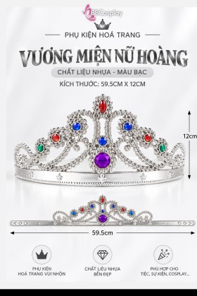 Vương Miện Nữ Hoàng Nhựa - Bạc