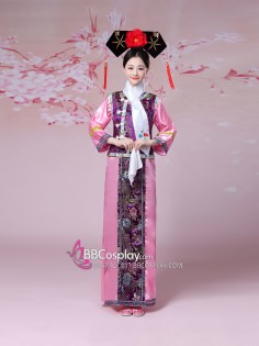 Cổ Trang Kim Tỏa - Hồng Tím