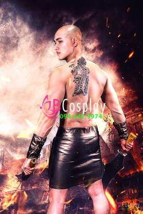 Trang Phục Chiến Binh La Mã Vải Da