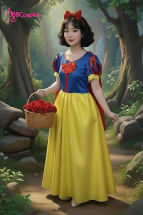 Trang Phục Công Chúa Bạch Tuyết - Vải Phi