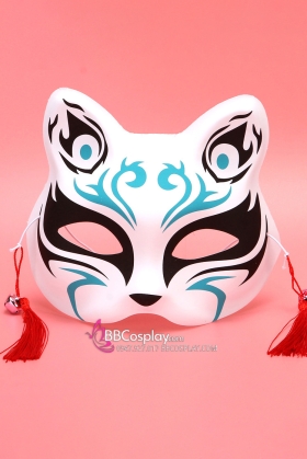 Mặt Nạ Hồ Ly Xanh Đen