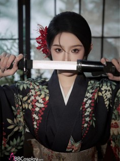 Yukata Điệp Mộng - Yukata Đen Bướm