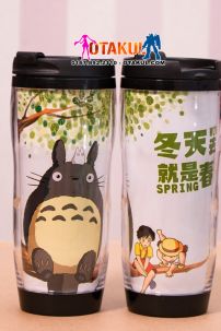Ly Giữ Nhiệt Manga - Totoro Mùa Xuân