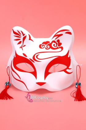 Mặt Nạ Hồ Ly - Mặt Nạ Nửa Mặt Kitsune No Moe