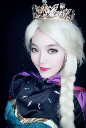 Tóc Giả Nữ Hoàng Tuyết Elsa - Màu Vàng