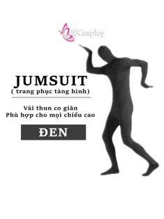 Trang Phục Tàng Hình Jumsuit Đen - Trang Phục Hung Thủ Conan