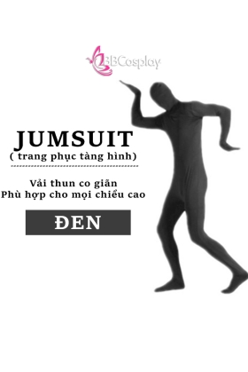Jumsuit Đen - Trang Phục Hung Thủ Conan