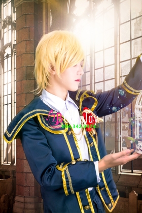 Trang Phục Hoàng Tử - Áo Xanh Viền Vàng