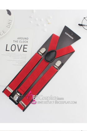 Dây Đeo Chữ Y Màu Đỏ - Size 2.5Cm