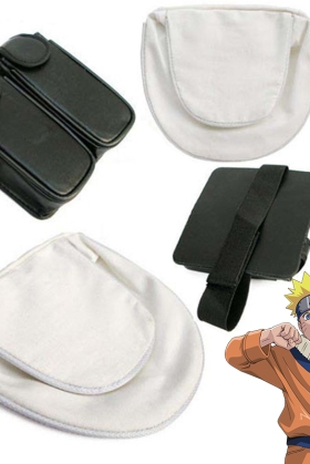 Bộ Túi Đeo Naruto Dùng Cosplay Naruto Chứa Phi Tiêu Và Kunai