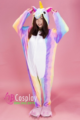 Trang Phục Unicorn Cầu Vồng L