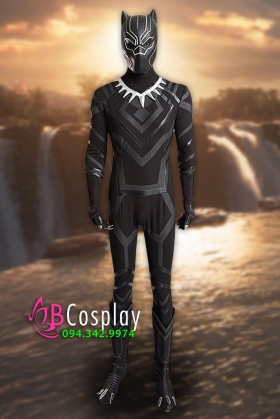 Trang Phục Báo Đen Black Panther Avengers Vải Thun