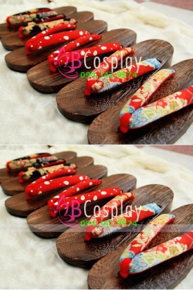 Guốc Gỗ Nhật Nam Nữ Các Loại Đế Thấp