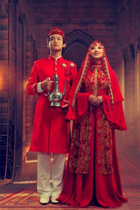 Bộ Trang Phục Cưới Ấn Độ Nam & Nữ
