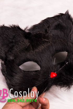 Mặt Nạ Mèo Có Lông Có Râu