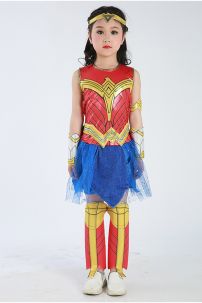 Đầm Wonder Woman Cho Bé Gái