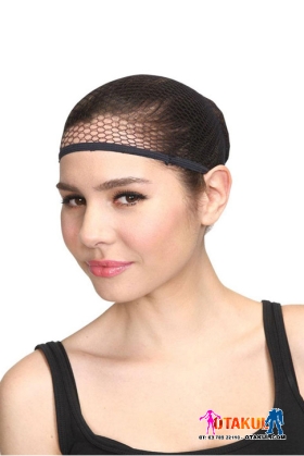 Wig Cap - Lưới Đội Tóc Giả - Màu Đen