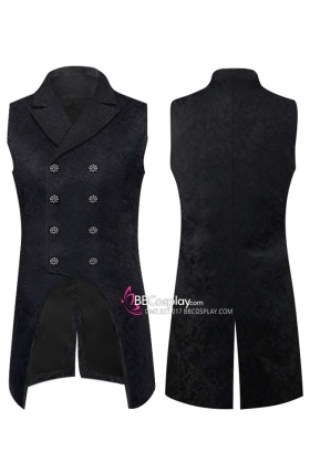 Áo Ghi Lê Châu Âu Dáng Dài Màu Đen