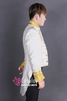 Áo Vest Nam Đuôi Tôm Viền Vàng