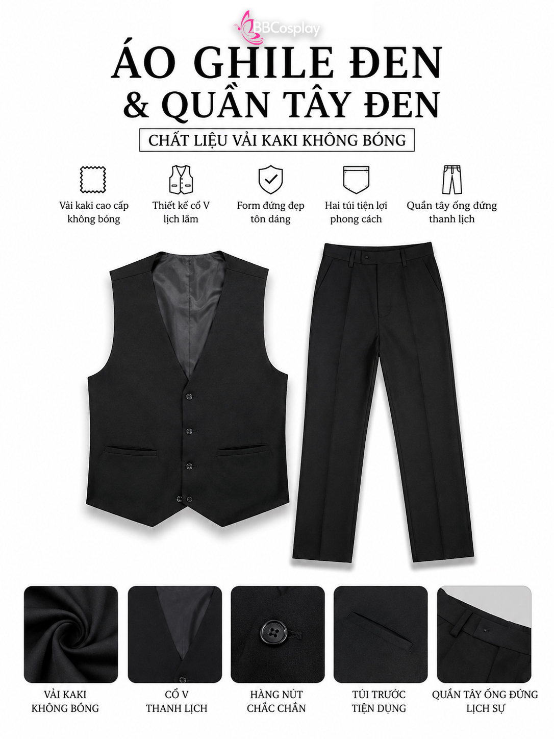 GILE KÈM QUẦN - SIZE XL 